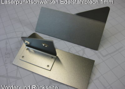 Laserpunktschweißen Edelstahl 1mm